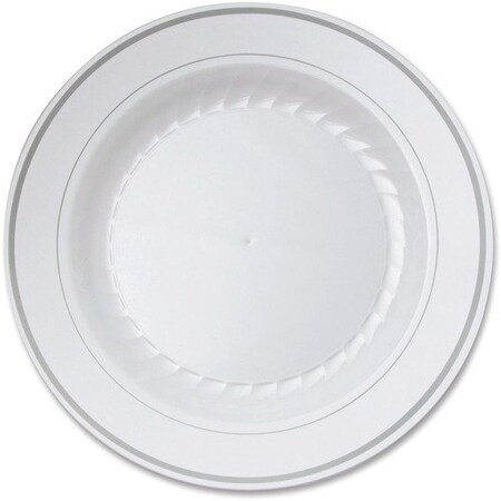 Wna-Comet Plates, Round, Heavyweight Plastic, 10-1/4in Dia, WE, 10PK WNARSMP101210